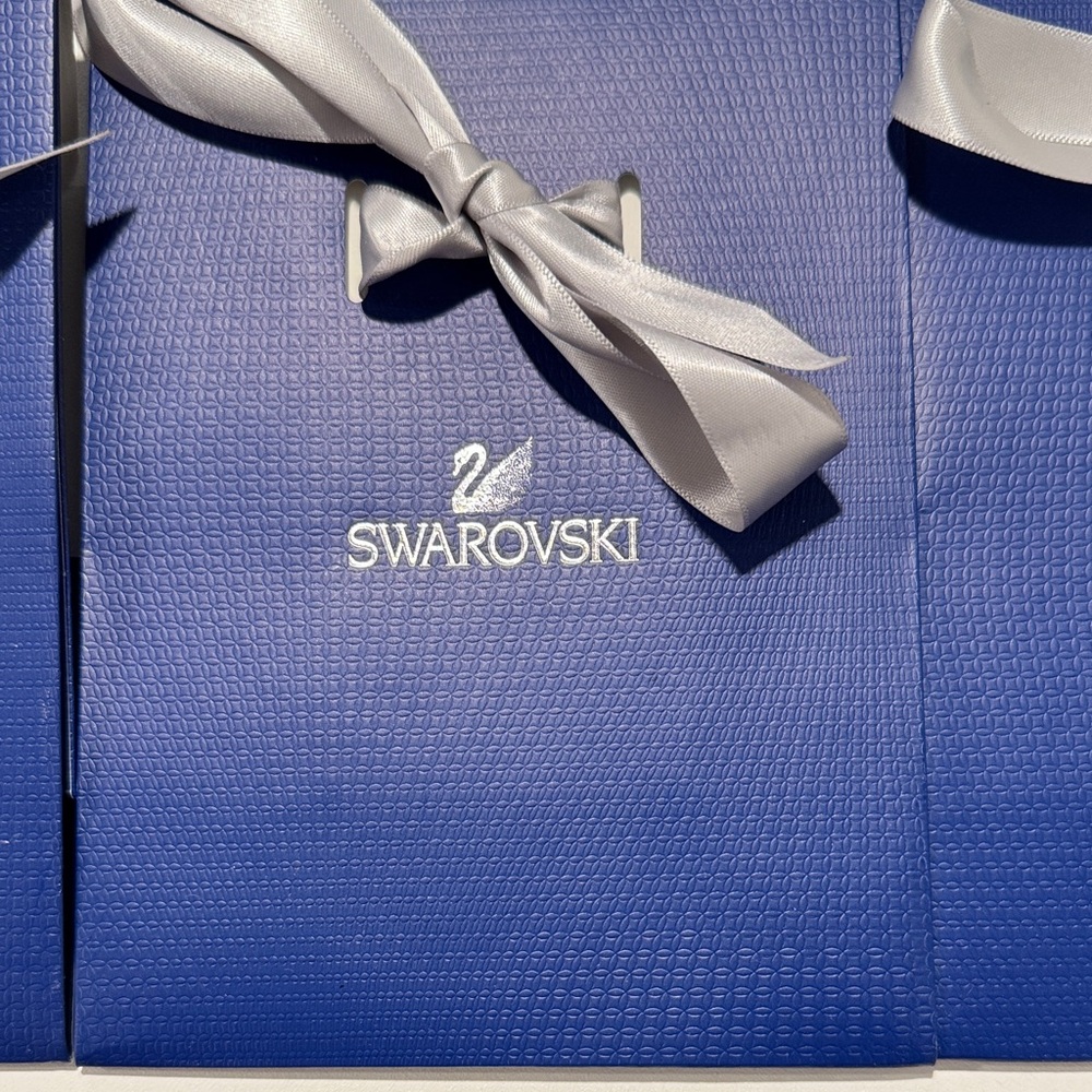 Swarovski Royal Blue Envelope with Silver Bow